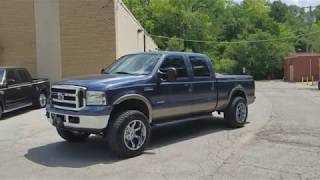 2005 Ford F250 Lariat 4x4 Powerstroke Diesel Lifted 20x12 35s FOR SALE [upl. by Ahsinak797]