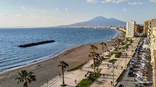 the newly constructed promenade at Castellammare di Stabia [upl. by Airitak]