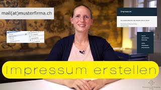 Impressum erstellen Was muss rein [upl. by Atinrehs952]