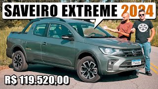 Volkswagen SAVEIRO EXTREME 2024 a versão estilosa para brigar com a FIAT Strada [upl. by Antone]