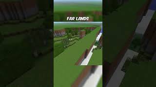 The Minecraft Far Lands minecraft beta broken shorts [upl. by Accissej41]