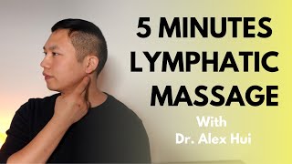 Simple Lymphatic Massage for the Head Face and Neck [upl. by Reppart]