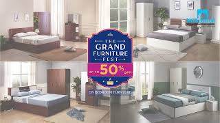 Bedroom Sets by Nilkamal Furniture The Great Furniture Fest  Up to 50 off [upl. by Einnil]