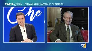 Capodanno David Parenzo a Vittorio Feltri quotCome staiquot quotPer il momento sono quasi vivo [upl. by Erbua]