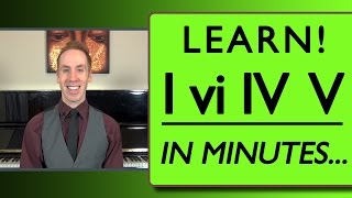 I vi IV V Easy And Fun Chord Progression Tutorial [upl. by Drawets]