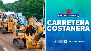 Gobierno de Nicaragua avanza con construcción de la carretera Costanera en Rivas [upl. by Nbi]