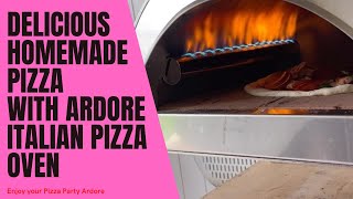 Live an original pizza experience at home with Ardore italian pizza oven [upl. by Ardnuasal]