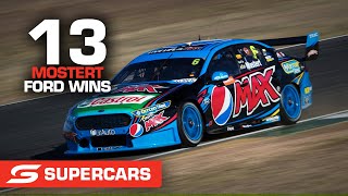 Lucky 13 All of Chaz Mosterts wins in a Ford  Supercars 2022 [upl. by Tound]