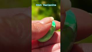 50ct Variscite Teardrop Cabochon Healing Pocket Stone shorts [upl. by Udella]