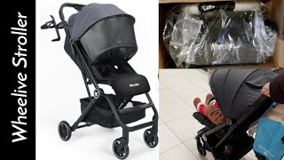 Wheelive Stroller  Unboxing  Compact Travel Stroller  Stroller for Airplane Travel [upl. by Alleul]