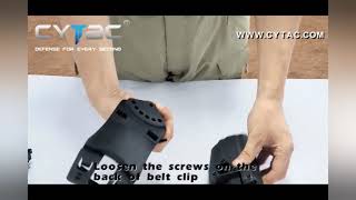 Cytac User Manual  Level III Duty Holster with Belt Clip [upl. by Adhamh404]