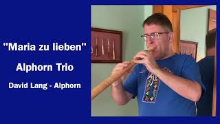 Maria zu Lieben  David Lang Alphorn [upl. by Cassiani]