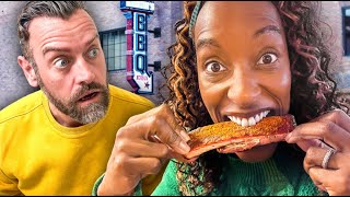 Brits Try BBQ For The First Time In Nashville USA [upl. by Beckett]