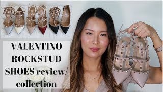 VALENTINO ROCKSTUD SHOES review  collection  Isabelle Ahn [upl. by Gloriana823]