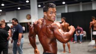 3Time Olympia Mens Physique Champion Jeremy Buendia Backstage Posing Video [upl. by Gar163]