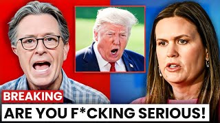 Stephen Colbert FIRES BACK at Sarah Sanders for INSULTING Childless Women at Trump Rally [upl. by Introk]