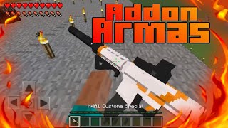 Melhor AddonsMod de Armas para Minecraft pe 114116 Minecraft Pockt Edition [upl. by Kiefer]