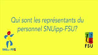 SNUippFSU33 les élus SNUippFSU et les instances [upl. by Aysab]