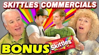 ELDERS REACT TO SKITTLES COMMERCIALS Bonus 65 [upl. by Moore]