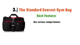 5 Best Gym Bags for Men to Buy [upl. by Yelyac]