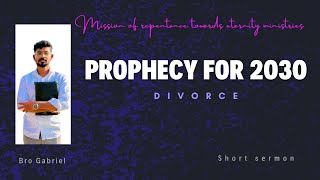 PROPHECY FOR 2030  DIVORCE  shortsermon bible christianmessages divorce Jesus marriage [upl. by Martens151]