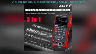 ✔️ZOYI ZT703S 3in1 Digital Multimeter 50MHz Bandwidth 280MS Ra [upl. by Etteiram]