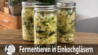 Einmachgläser fürs Fermentieren umrüsten Und zum Sprossenglas Tipps und Tricks [upl. by Magdalene]