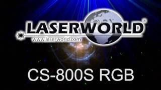 Laserworld  CS800S RGB  Club Series RGB star effect projector [upl. by Haral]