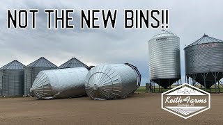 Keith Farms New Bins for 2020 • What a Wind [upl. by Rebmak441]