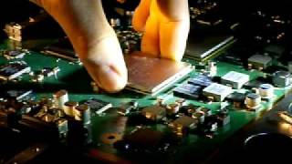 PS3 Placement of GPU BGA package thePS3cliniccouk Playstation Repairs [upl. by Scheld]