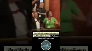 New Zealand youngest MP performs Haka dance [upl. by Butte822]