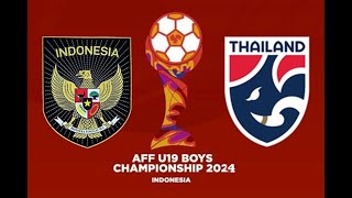 LIVE Indonesia U19 vs Thailand U19 FINAL AFF U19 CHAMPIONSHIP 2024 [upl. by Adnahcir]