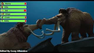 Ice Age The Meltdown 2006 Cliff Scene with healthbars [upl. by Monreal]