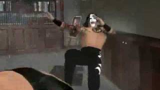 WWE Smackdown vs Raw 2010Sting vs Vampiro Office Fight [upl. by Aranaj540]