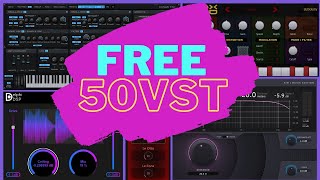 The 50 Best Free VST Plugins amp Vst Instruments 2022💥 [upl. by Milt]