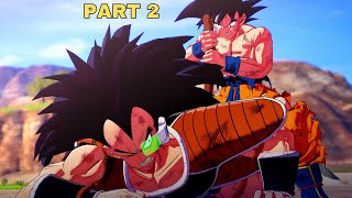 Goku amp Picolo Vs Raditz Boss FIght  Dragon Ball Z  Kakarot Gameplay part 2 [upl. by Ireland681]