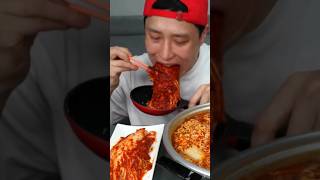 ASMR EXTREME SPICY NOODLES amp KIMCHI MUKBANG 🌶️🔥🍜 [upl. by Pitt]