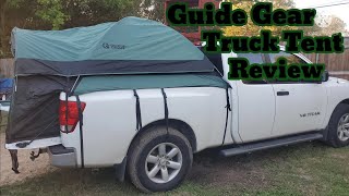 Guide Gear Full Size Truck Tent Review [upl. by Irahk114]