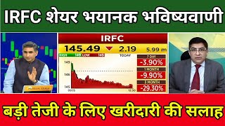 IRFC Share Latest News TodayIRFC Share NewsIRFC Stock AnalysisIRFC Share Target [upl. by Eehtomit388]