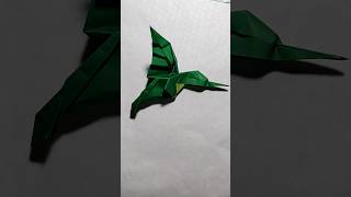 Hermoso colibrí de origami [upl. by Areikahs578]