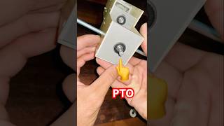 Mount a Powerful PTO in chassis of pvc tractor homemade toy [upl. by Rorke]