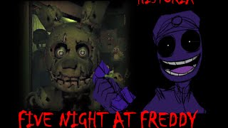 HISTORIA DE FIVE NIGHT AT FREDDY 1 2 Y 3 TEORIA [upl. by Nathalia]