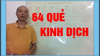 64 QUẺ KICH DỊCH [upl. by Miki]