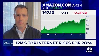 Heres why Amazon is JPMorgans top internet pick for 2024 [upl. by Sonstrom]