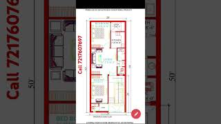 🙏🙏 2050 House plan 🔥 House plan 1000 sqft 🏠 House plan as per vastu 2050 Home plan 🏠houseplan [upl. by Thordia745]