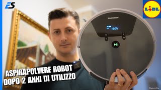 ASPIRAPOLVERE ROBOT Lidl 2° GENERAZIONE  Dopo 2 anni di utilizzo intenso [upl. by Laurel]