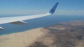 TUIfly Flug X3 2138 Fuerteventura  Lanzarote [upl. by Linehan]