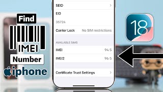 iOS 18 How to Find IMEI Number on iPhone [upl. by Assille318]