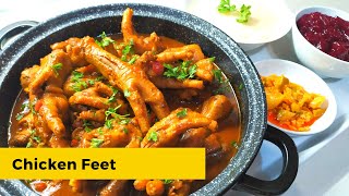 SOUTH AFRICAN CHICKEN FEET RECIPE How To Cook Chicken Feet  Easy Step by Step recipe Menoto [upl. by Nemsaj296]