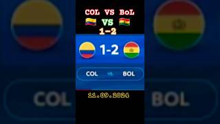 Colombia VS Bolivia Match football shorts foryou vairalvideo tranding fyp [upl. by Brody]